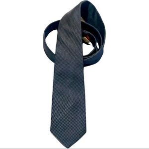 Bert Pulitzer Navy Blue Silk Necktie